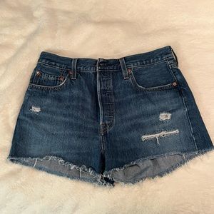Levi’s 501 High Waisted Jean Shorts Size 29